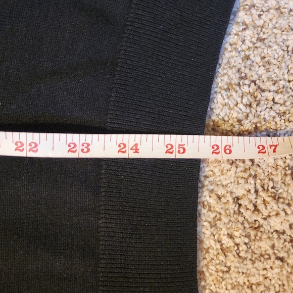 Tommy Hilfiger Women's Colorblocked Stripe TH Sweater Black Sz X-Large Metallic - Picture 3 of 6